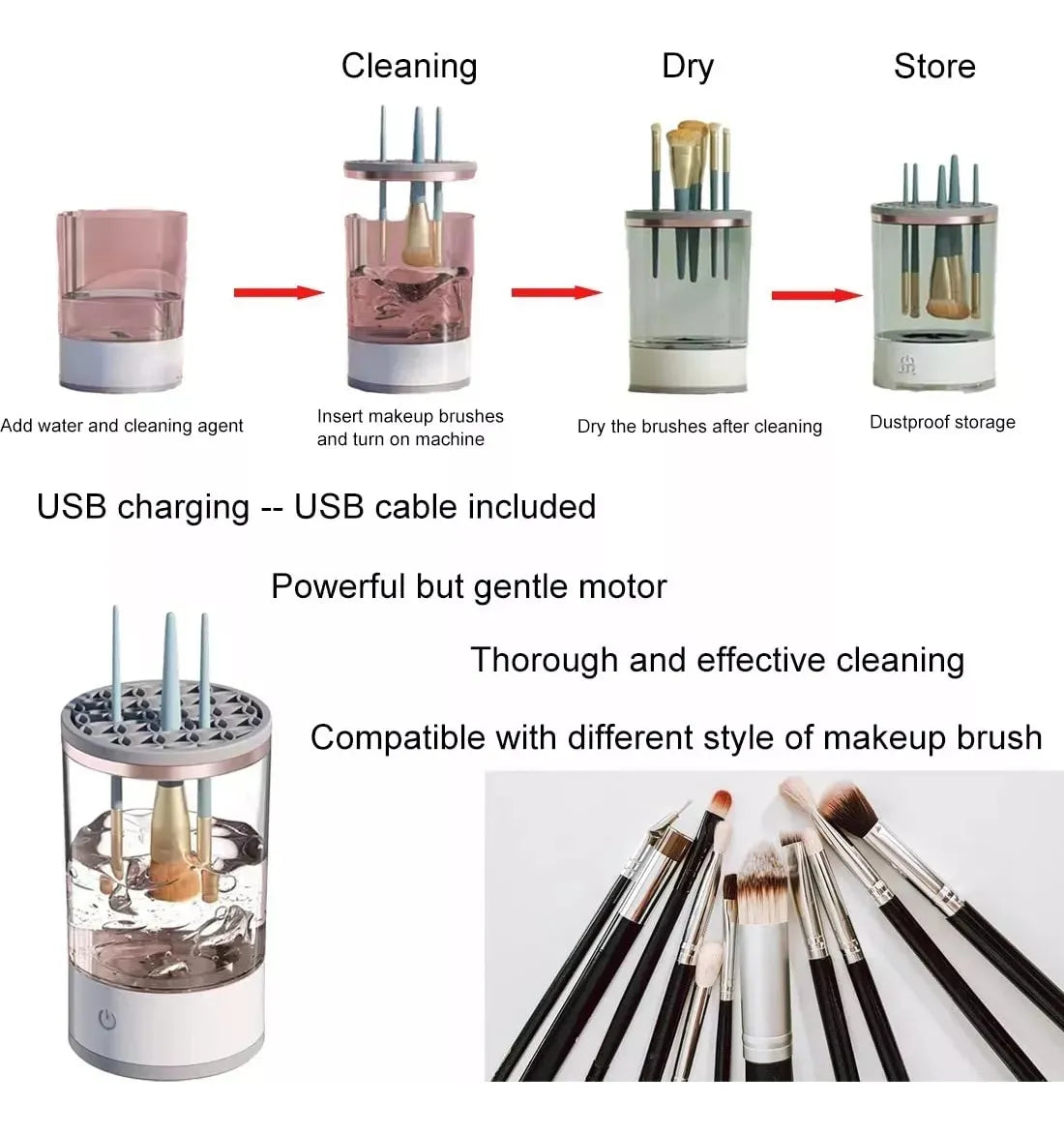 SILKYCLEAN LAVADORA DE BROCHA DE MAQUILLAJE